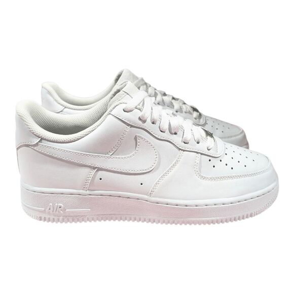 NIKE Air Force 1 Low 'White' Sneakers Size 8.5 - Picture 3 of 9